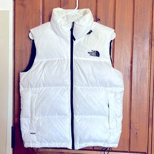 Women’s The North Face Nuptse White Vest size small